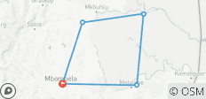  Expédition safari de 4 jours dans le Kruger - 5 destinations 