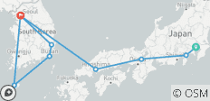  20-daagse rondreis naar Japan &amp; Zuid-Korea - 9 bestemmingen 