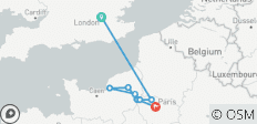  Sensations of the Seine &amp; Normandy with London 2027/2028 - 11 Days (from London to Paris) - 10 destinations 