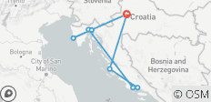  Self-Drive Tour Zagreb – Zagreb - 8 destinations 