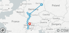  Berlin, Majestic Rhine &amp; Glacier Express 2027 - 14 Days (from Berlin to Zurich) - 13 destinations 