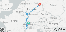  Berlijn, Majestueuze Rijn &amp; Glacier Express 2027 - 14 Dagen (van Zurich naar Berlijn) - 11 bestemmingen 