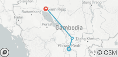  Phnom Penh, Angkor &amp; Siem Reap - 5 days - 4 destinations 