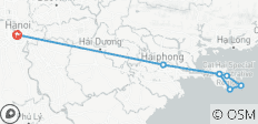  De Hanoi a Cat Ba Senderismo y Kayak - 3 días - 9 destinos 