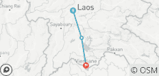  Luang Prabang to Vientiane - 6 days - 3 destinations 