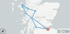  Loch Ness, Skye &amp; Jacobite stoomtrein - 4 dagen - 10 bestemmingen 