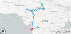  L\'Inde majestueuse vous attend : Une expédition de deux semaines avec Mumbai (TOUT COMPRIS) - 14 destinations 