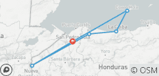  Honduras: San Pedro Sula, Copán , Lago Yogoa, Tela, Roatán - 11 días - 6 destinos 