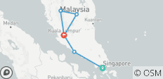  Singapore &amp; Malaysia with Luxury Beach Retreat - 6 destinations 
