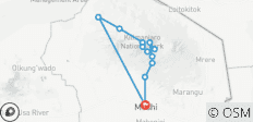  7 jours d\'ascension du Kilimandjaro par la route de Shira - 12 destinations 