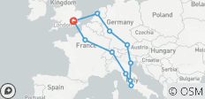  European Discovery (Plus (tot maart \'27), Zomer, Start Londen, Klassiek) - 11 bestemmingen 