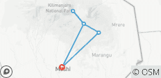 Aventure épique de 5 jours sur la route de Marangu - 6 destinations 