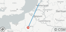  7 jours de romantisme et de canaux : Escapade à Amsterdam et Paris - 2 destinations 