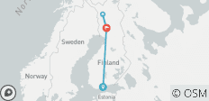  Finland Family Holiday (from Helsinki to Rovaniemi) - 4 destinations 