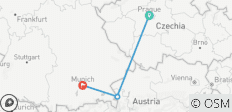  Praga Salzburgo y Múnich en 8 días - 3 destinos 