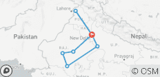  13 Days Private Luxury Golden Triangle Tour With Heritage Rajasthan &amp; Amritsar - 8 destinations 