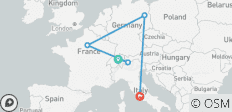  Euro After-Prom Adventure 15 days/14 nights - 5 destinations 