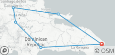  República Dominicana ida y vuelta y natación - 15 días destacados con extensión de playa - 6 destinos 