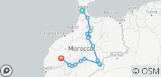  Explorez le Maroc en 10 jours de Tanger à Marrakech en passant par Chefchaouen, Fès et le désert du Sahara. - 16 destinations 