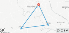  Indiens Bestseller - Golden Tringle Delhi, Agra, Jaipur Tour mit dem Auto - 4N/5D - 4 Destinationen 
