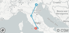  Venice, Florence &amp; Rome Off the Beaten Path - 6 destinations 