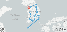  South Korea: Seoul, Jeju island, Jinju, Gonju, Geonju, Yongin, Busan, Gyeongju, Daegu, Andong, Pyeongchang, Mont Seorak, DMZ - 13 days - 19 destinations 