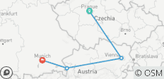  Praga, Viena, Salzburgo y Múnich en 10 días - 4 destinos 
