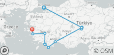  15 Días El Círculo de Turquía (guía y chófer privados）Family Tour - Personalizable - 15 destinos 