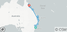  16 jours - Best of East Coast Australia Comfort Tour au départ de Sydney - 19 destinations 