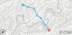  Hiking Holidays Via Albula &amp; Bernina - 6 destinations 