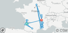  Francia Icónica 2026|2027 - 21 Días (from Burdeos to Lyon) - 28 destinos 