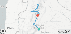  Argentina: Tucumán, Salta, Jujuy, Cafayate, Purmamarca, Humahuaca - 8 days - 8 destinations 