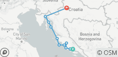  ADRIATIC MOSAIC Split - Opatija - Zagreb - 11 destinations 