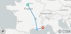  París, Lyon, Marsella y Niza en 10 días - 5 destinos 