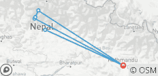 Trek du camp de base de l\'Annapurna - 7 jours - 7 destinations 
