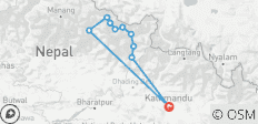  Manaslu circuit trek 12 days - 10 destinations 
