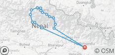  Annapurna Circuit Trek - 16 destinations 