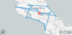  Costa Rica en autotour 14 jours Aventures et activités diverses - 15 destinations 
