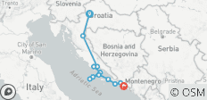  PEARLS OF CROATIA from ZAGREB to DUBROVNIK - 12 destinations 