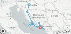  PEARLS OF THE ADRIATIC - ZG-TR-DU-MOSTAR-KOTOR-DUBROVNIK - 15 destinations 