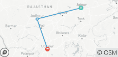  Glory of Rajasthan - 3 destinations 