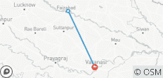  VARANASI TO AYODHYA TOUR - 3 destinations 