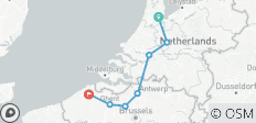  De Holland - Amsterdam - Brugge - 7 Destinationen 