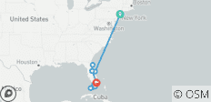  USA: Big Apple Meets Sunshine State Road Trip - 12 destinations 