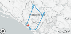  Road Trip Monténégro Nature et sommets alpins 5 jours d\'aventure - 9 destinations 