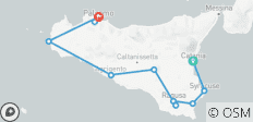  Expreso de Catania a Palermo - 6 días - 11 destinos 