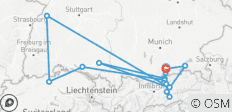  Solo Traveler Tour Alpine Crossing Tegernsee - Sterzing Guided - 17 destinations 