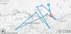  Traversée de l\'Allgäu sur le circuit cycliste d\'Allgäu : classique sans transfert de bagages - 13 destinations 