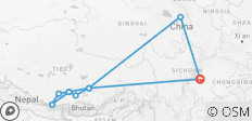  Tibet: Wandern &amp; Kultur - 10 Destinationen 