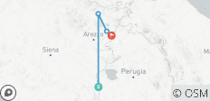  Via Francigena – von Chiusi nach Città di Castello (6 Tage) - 4 Destinationen 